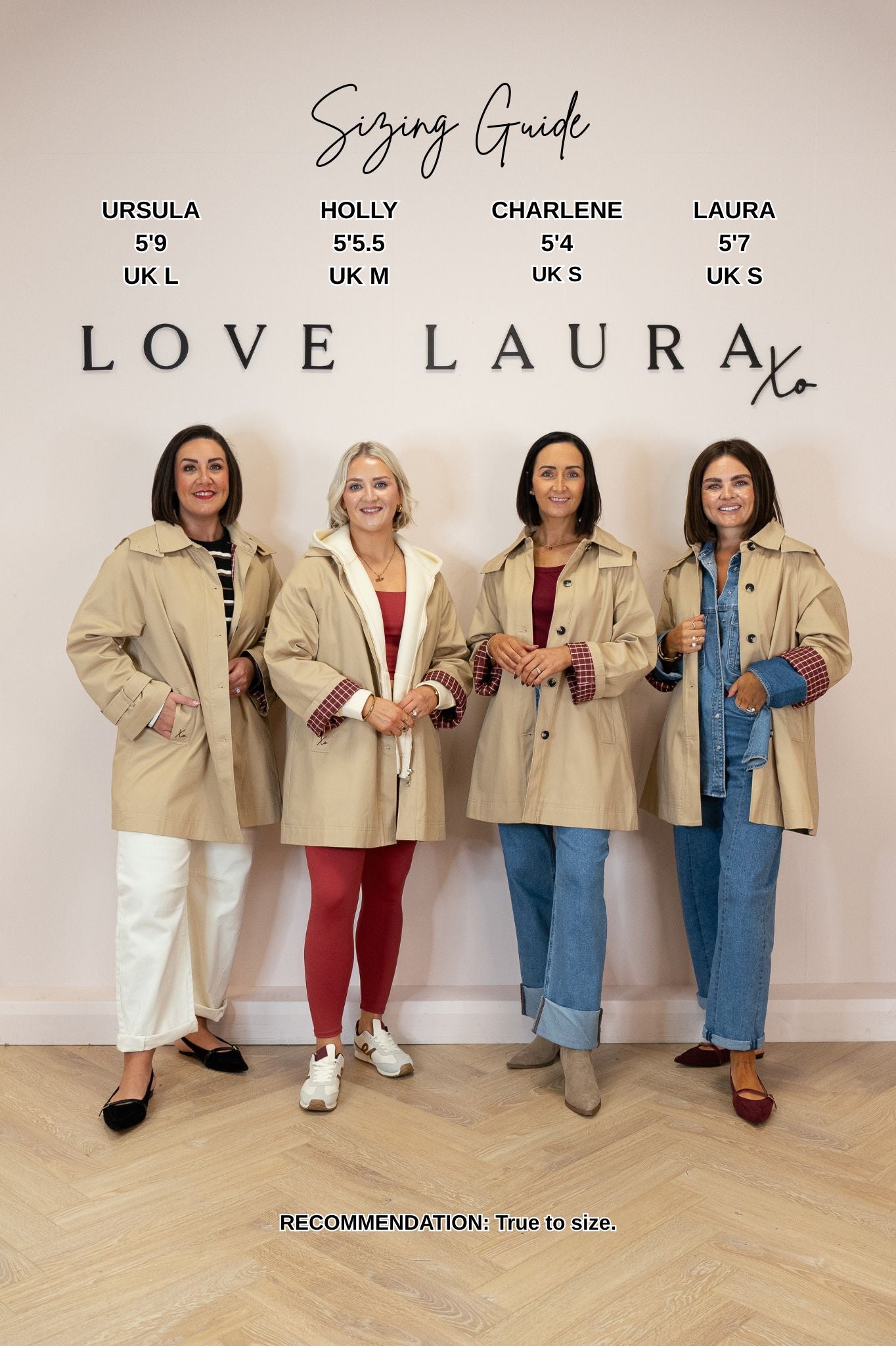Love Laura Hooded Trench Coat In Neutral