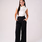 Love Laura High Waist Wide Leg Trousers In Black