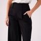 Love Laura High Waist Wide Leg Trousers In Black