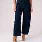 Love Laura Carrot Barrell Jeans In Dark Wash