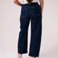 Love Laura Carrot Barrell Jeans In Dark Wash