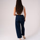 Love Laura Carrot Barrell Jeans In Dark Wash