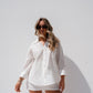 Elsa Embroidered Shirt In White