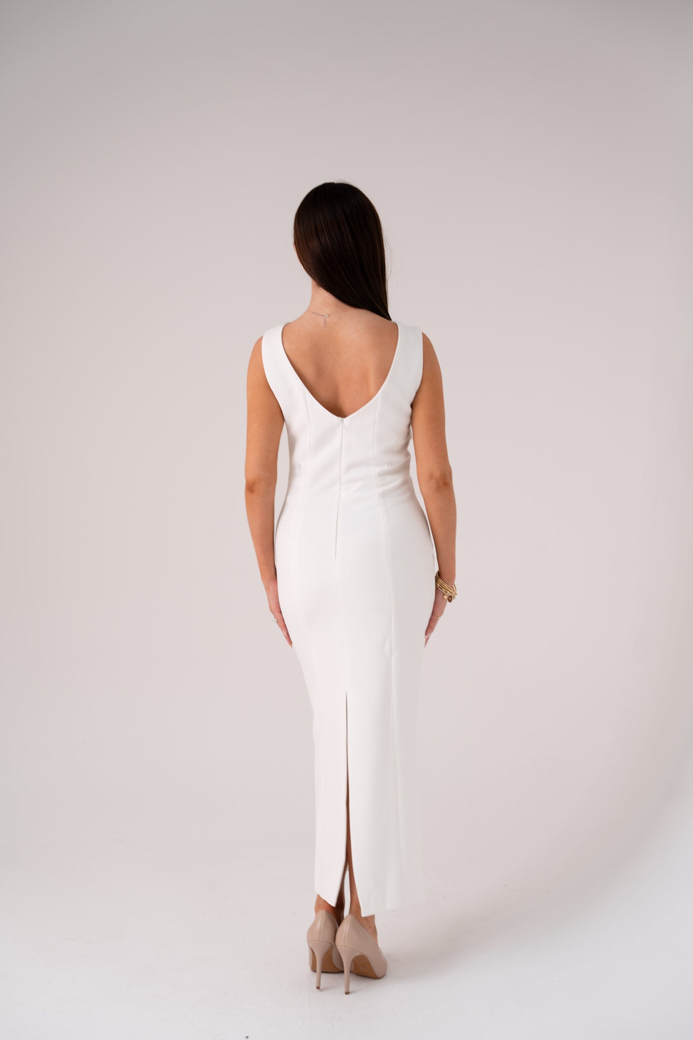 Love Laura Statement Bow Dress In White