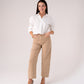 Love Laura Carrot Barrell Jeans In Beige