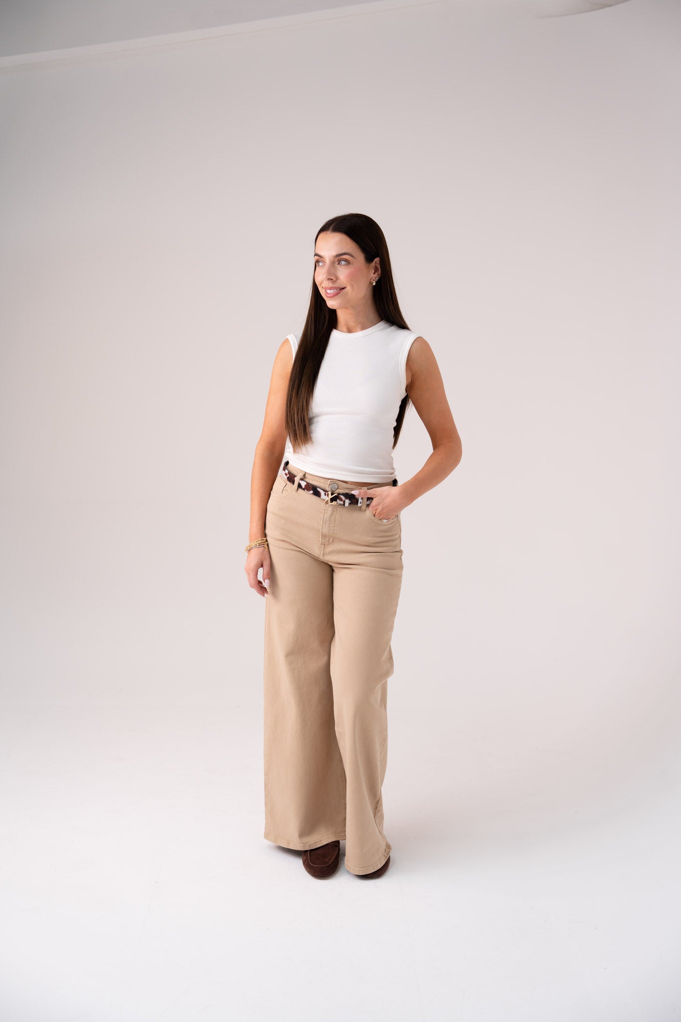 Love Laura Everyday Jeans In Beige