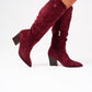 Love Laura Western Boot In Burgundy