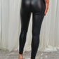 Freya Leather Look Leggings In Black OLD