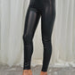 Freya Leather Look Leggings In Black OLD