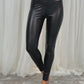 Freya Leather Look Leggings In Black OLD