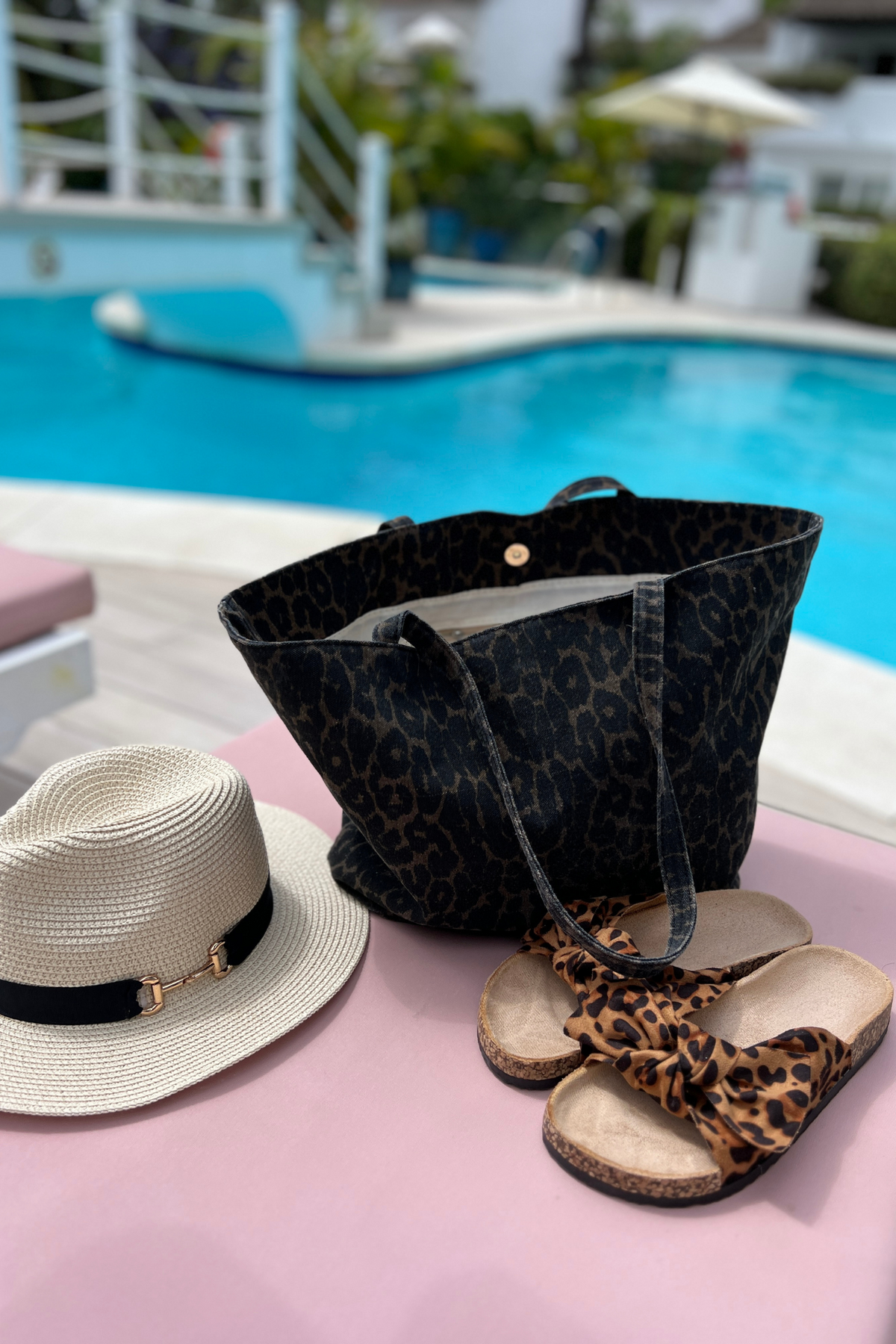 Love Laura Tote Bag In Leopard Print