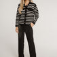 Polly Wide Leg Trousers In Black
