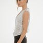 Millie Star Waistcoat In Silver