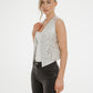 Millie Star Waistcoat In Silver
