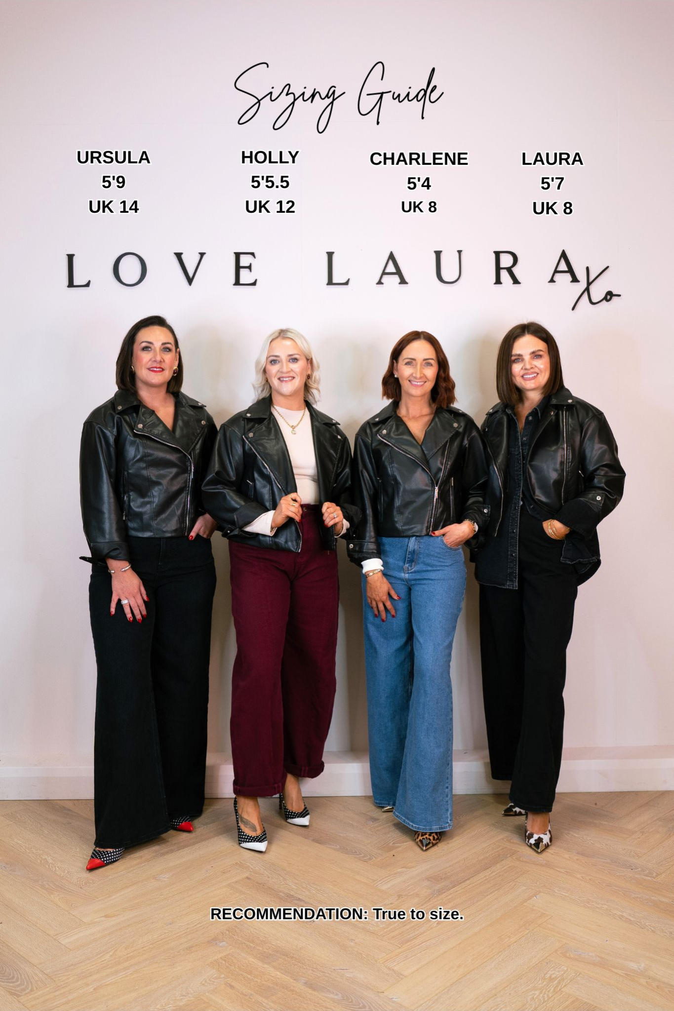 Love Laura Faux Leather Jacket In Black