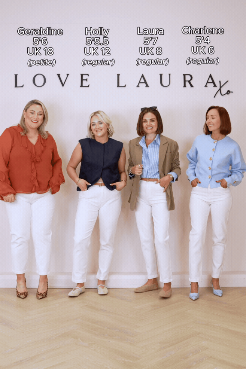 Love Laura Mom Jeans In White