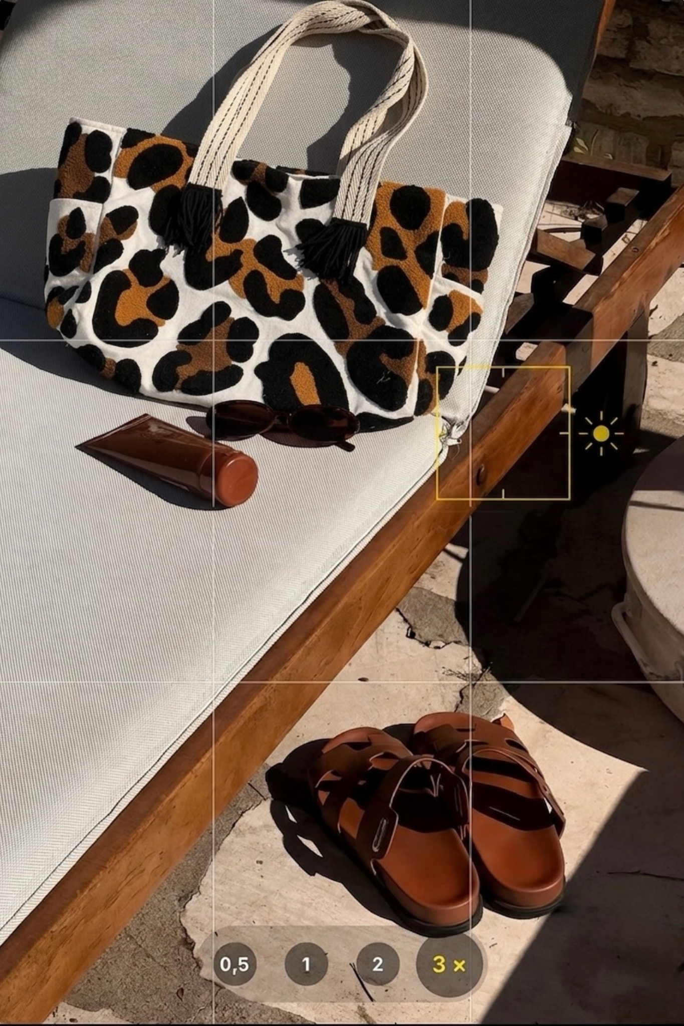 Love Laura Embroidered Tote Bag In Leopard