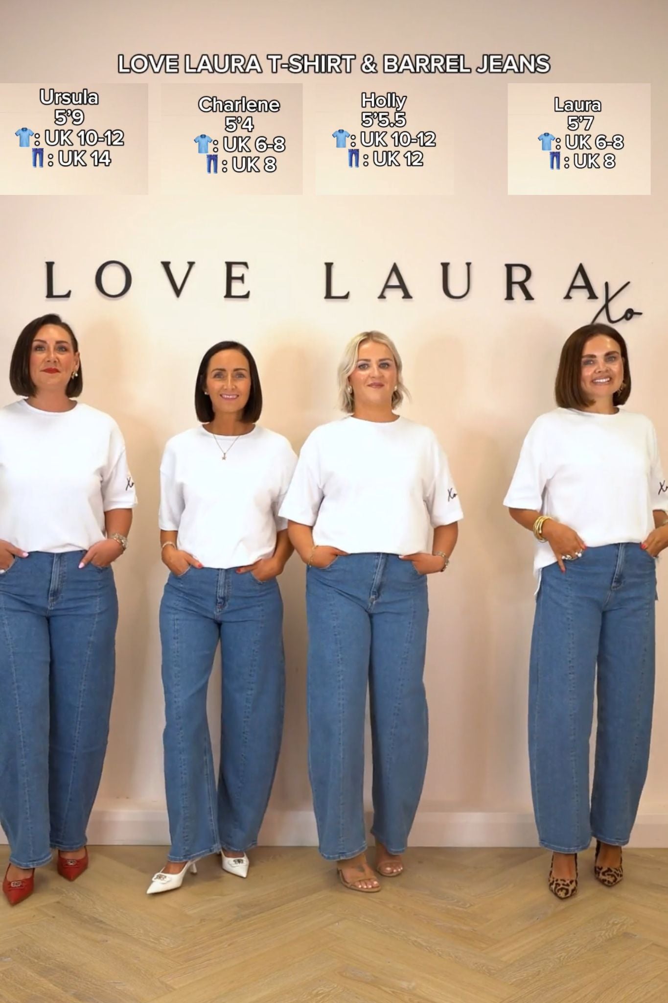 Love Laura T-Shirt In Grey