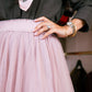 Carolyn Tulle Maxi Skirt In Pink