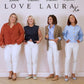 Love Laura Mom Jeans In White