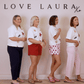 Love Laura Sequin Shell T-Shirt In White