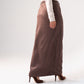 Willow Faux Suede Skirt In Mocha