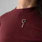 Willow Long Sleeve Top In Burgundy