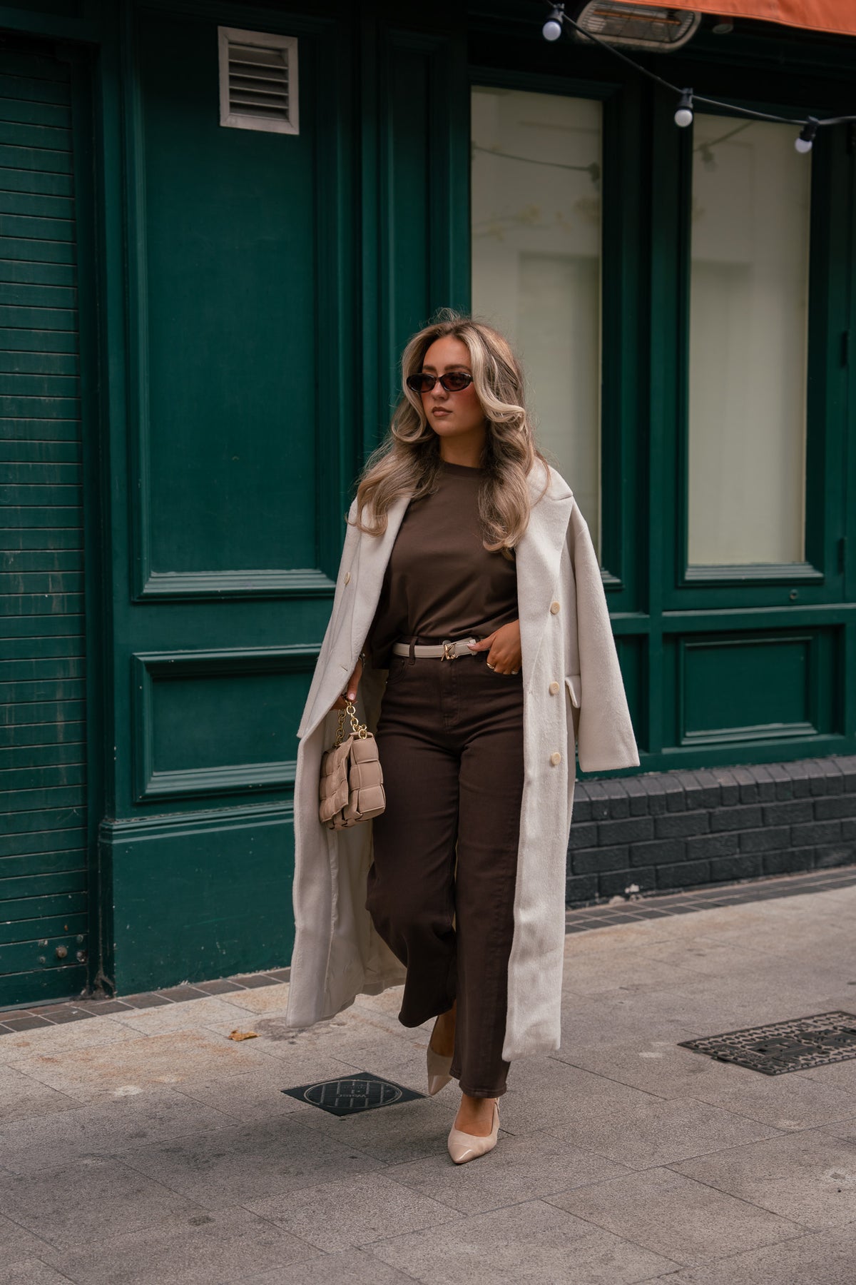 Love Laura Coat In Cream