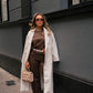 Love Laura Coat In Cream