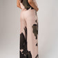 Alana Printed Trousers In Green Mix