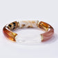 Polly Resin Bracelet In Camel Mix