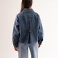 Cathy Denim Jacket In Mid Wash
