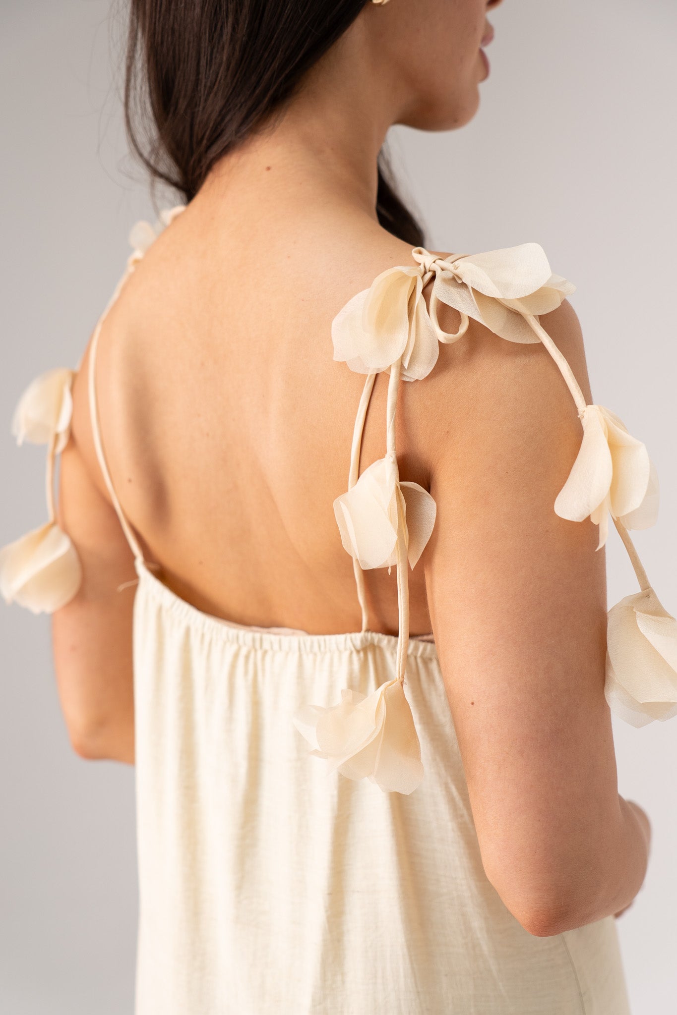 Connie Tiered Maxi Dress In Buttermilk
