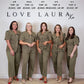 Love Laura Statement Collar Top In Olive