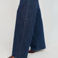 Love Laura Denim Jumpsuit In Dark Wash
