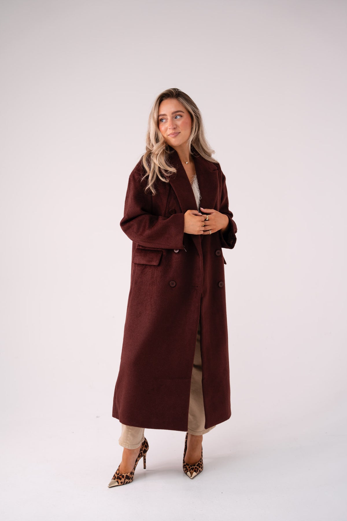 Love Laura Coat In Cocoa