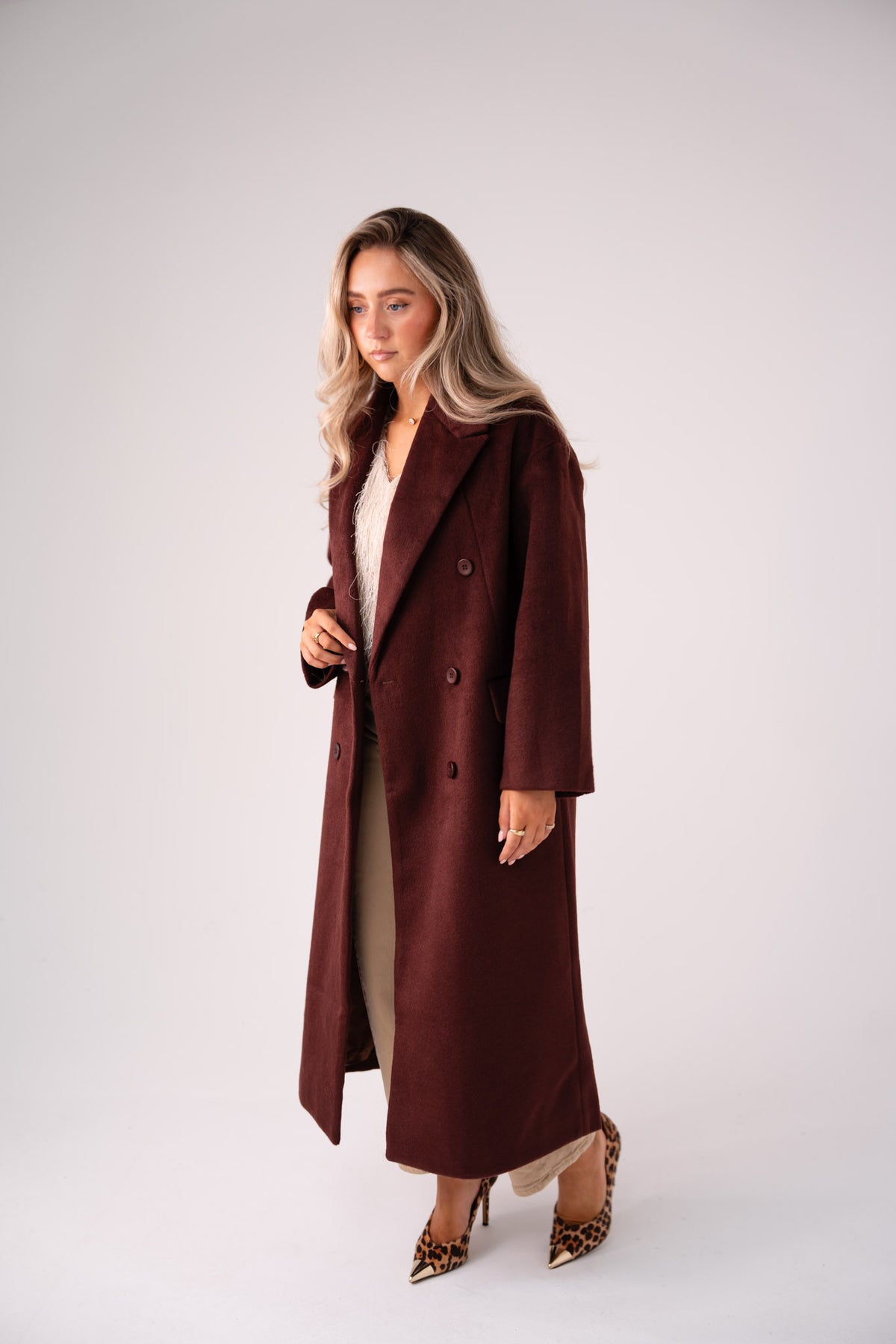 Love Laura Coat In Cocoa