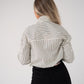 Love Laura Pinstripe Bow Blouse In White
