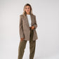 Love Laura Refined Blazer In Taupe
