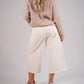 Kiera Culotte Jeans In Cream