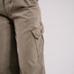 Kiera Relaxed Cargo Jeans In Khaki