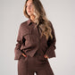 Elsa Jacket In Chocolate
