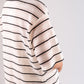Erica Crochet Shirt In Mono Stripe