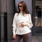 Love Laura Belted Leisure Jacket In Cream