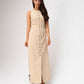Love Laura Pinstripe Shirt Dress In Sand