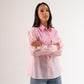 Polly Contrast Shirt In Pink