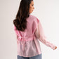 Polly Contrast Shirt In Pink