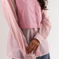 Polly Contrast Shirt In Pink