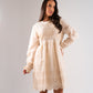 Una Broderie Anglaise Dress In Neutral