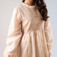 Una Broderie Anglaise Dress In Neutral
